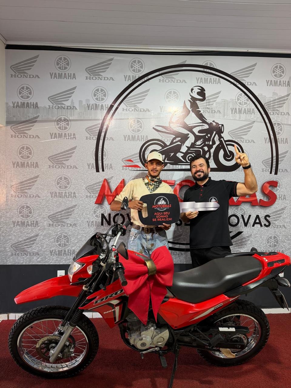 Cliente Lucas na MOTOBRAS